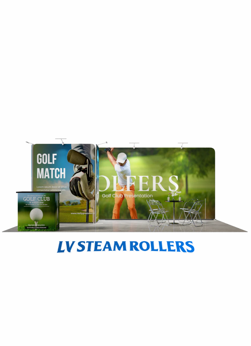 Portable Exhibit Display 10ft x 20ft - Model 8