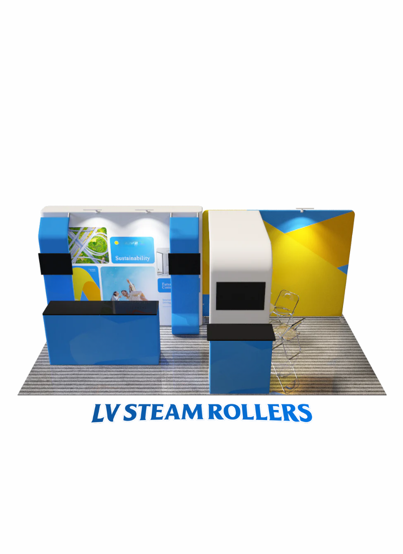 Portable Exhibit Display 10ft x 20ft - Model 5