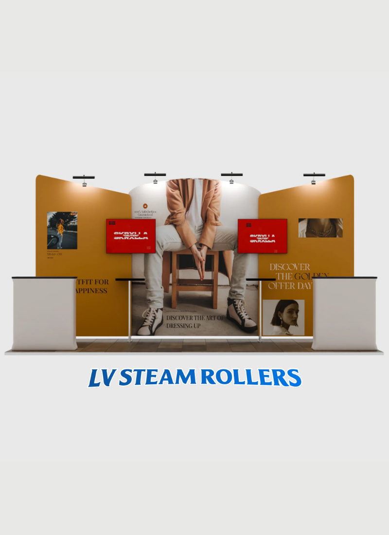 Portable Exhibit Display 20ft - Model 8