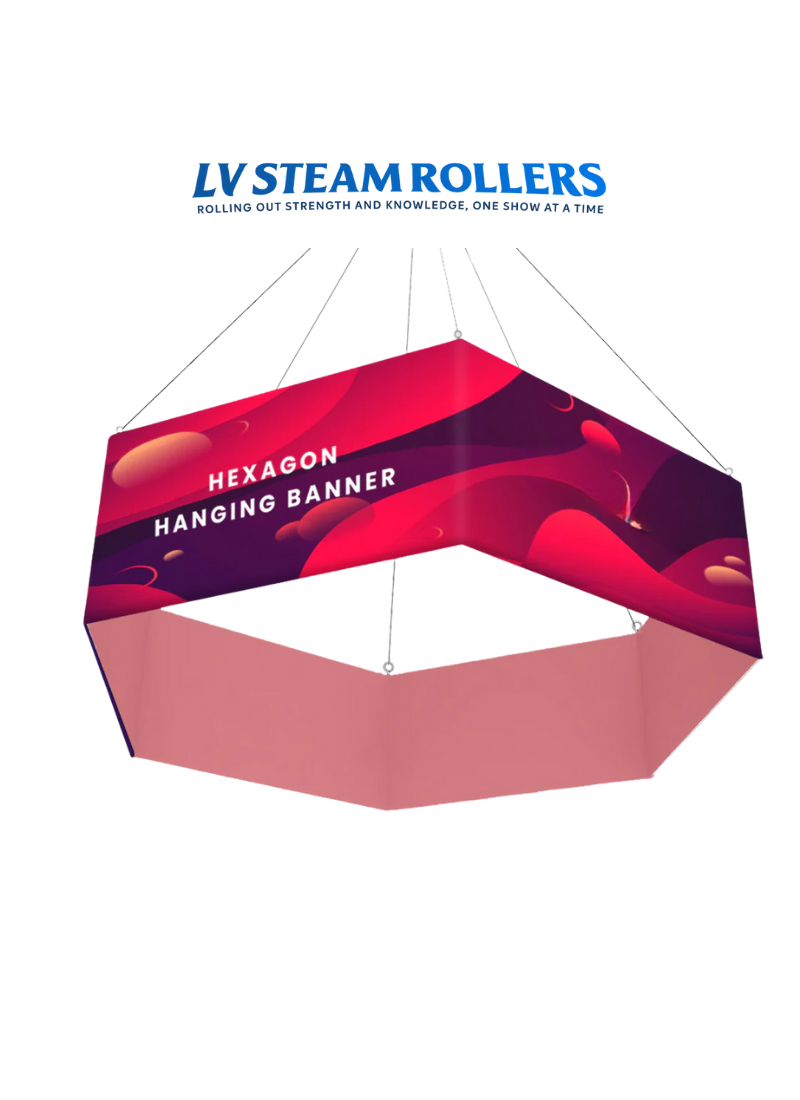 Sky Tube Hexagon Hanging Banner