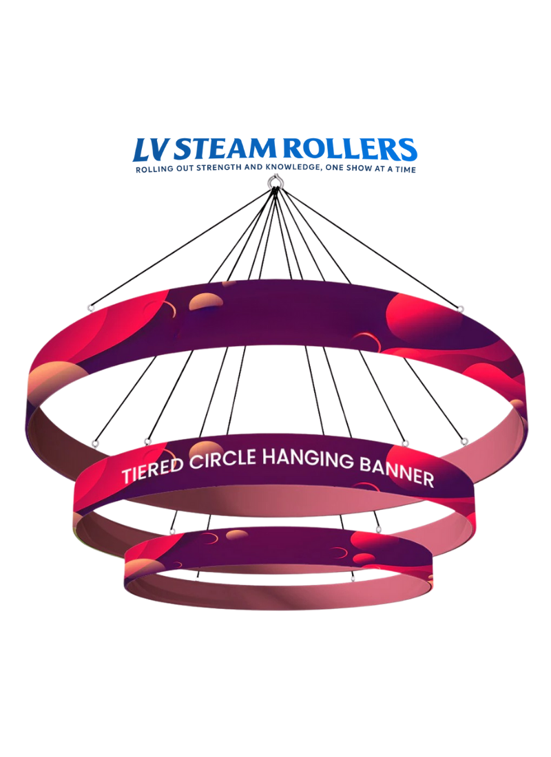 Tiered Circle Hanging Banner