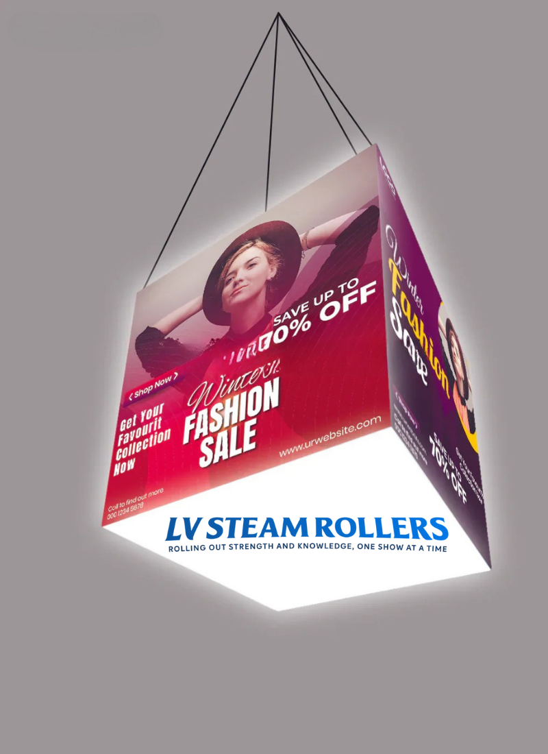 Backlit Cubic Hanging Banner