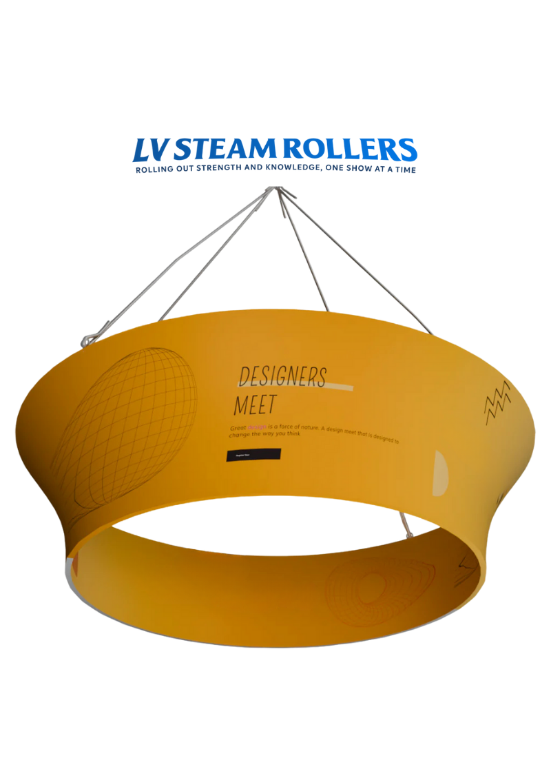 Tapered Round Hanging Display