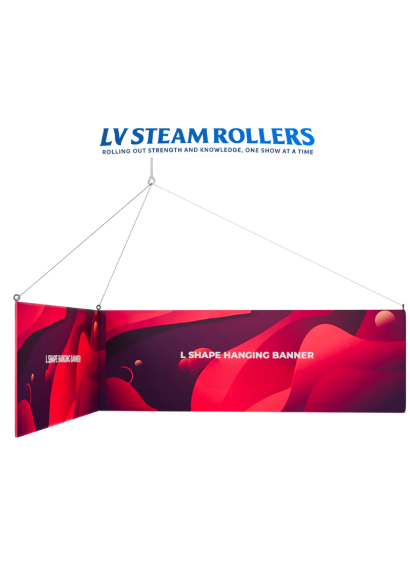 L Shape Hanging Banner