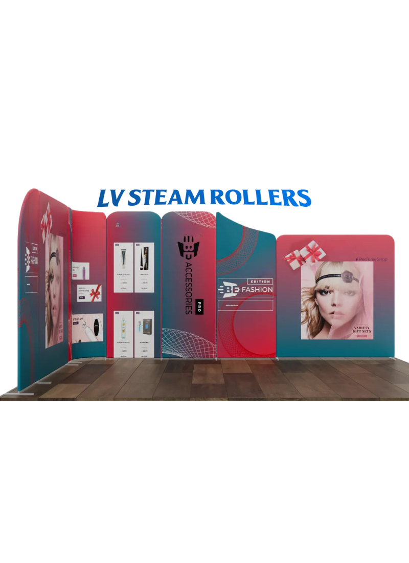 Magnetic Fabric Booth Display - Model 3 (16.4 x 13ft)