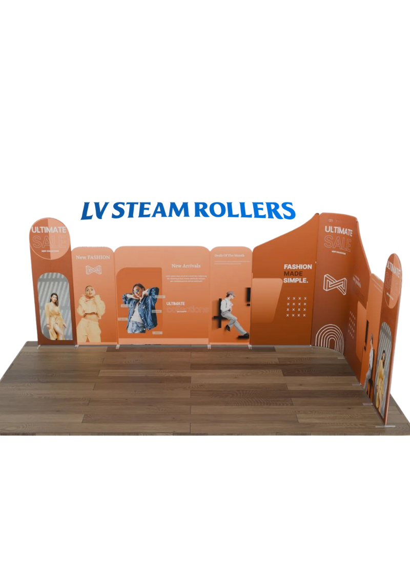 Magnetic Fabric Booth Display - Model 1 (20 x 20ft)